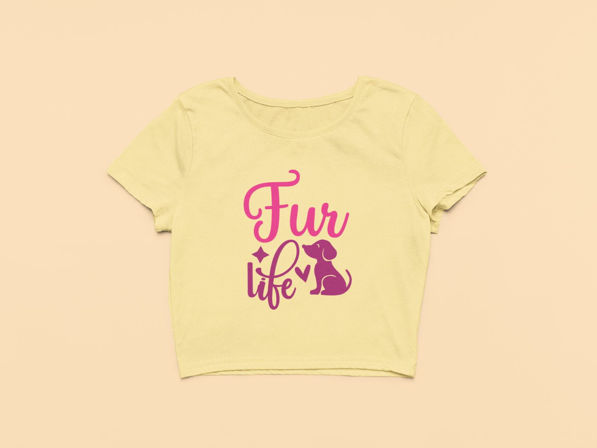 "Fur Life" - Crop Top