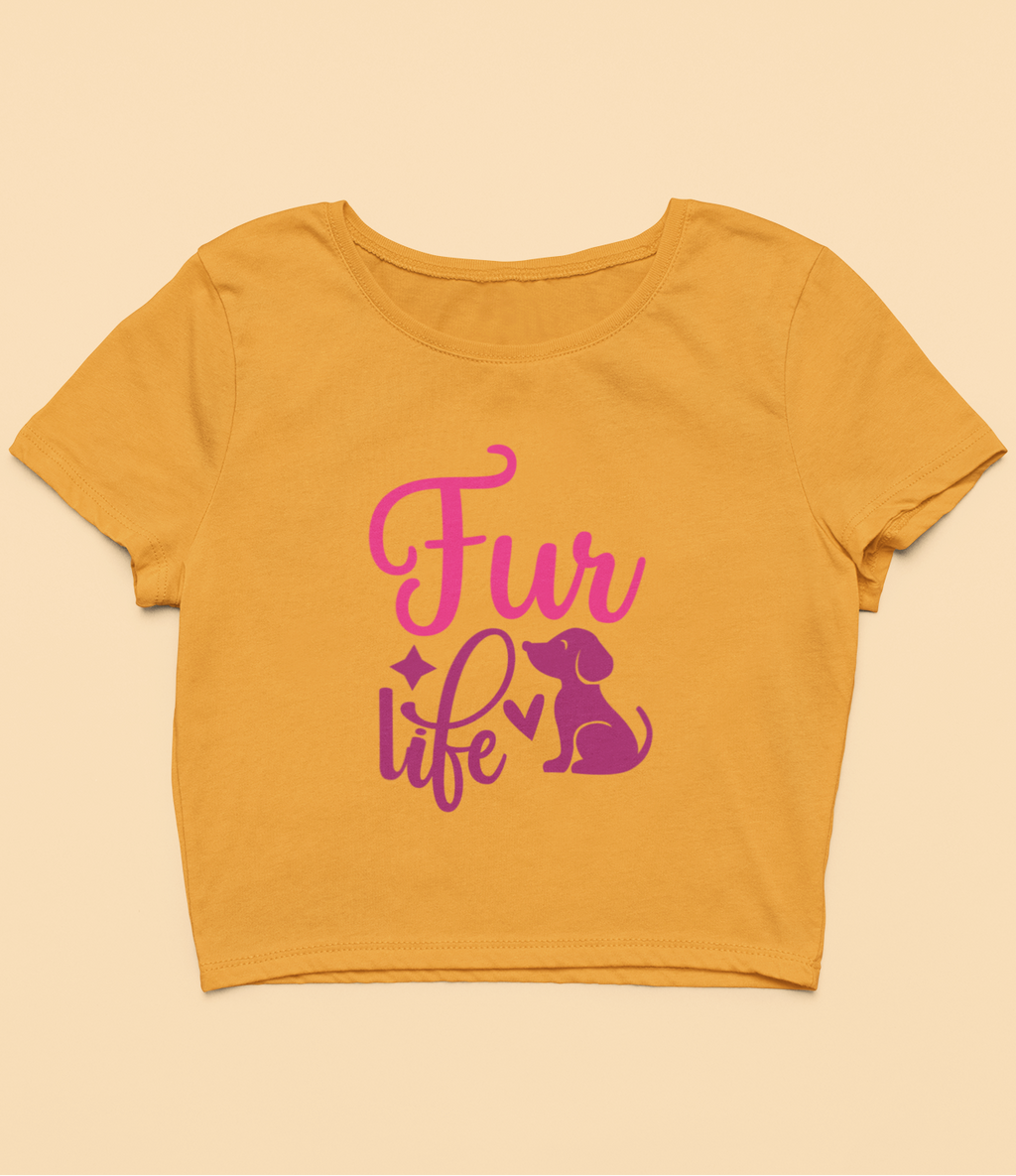 "Fur Life" - Crop Top